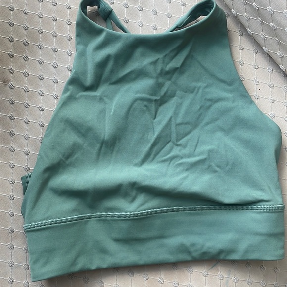 Lululemon High Neck Energy Longline Tough Bra Medium Support B-D Cups - Picture 2 of 3